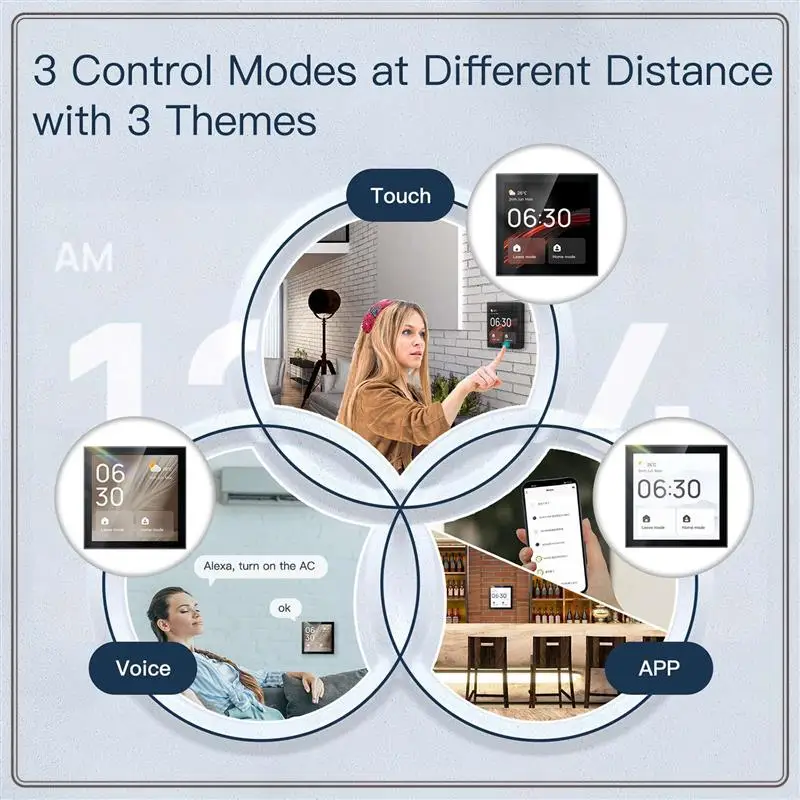 Reliable-Black Tuya Wifi Multifunctional Touch Screen Control Panel 4 Inch In-Wall Central Voice Controllr For Intelligent Smart
Reliable-Black Tuya Wifi Multifunctional Touch Screen Control Panel 4 Inch In-Wall Central Voice Controllr For Intelligent Smart