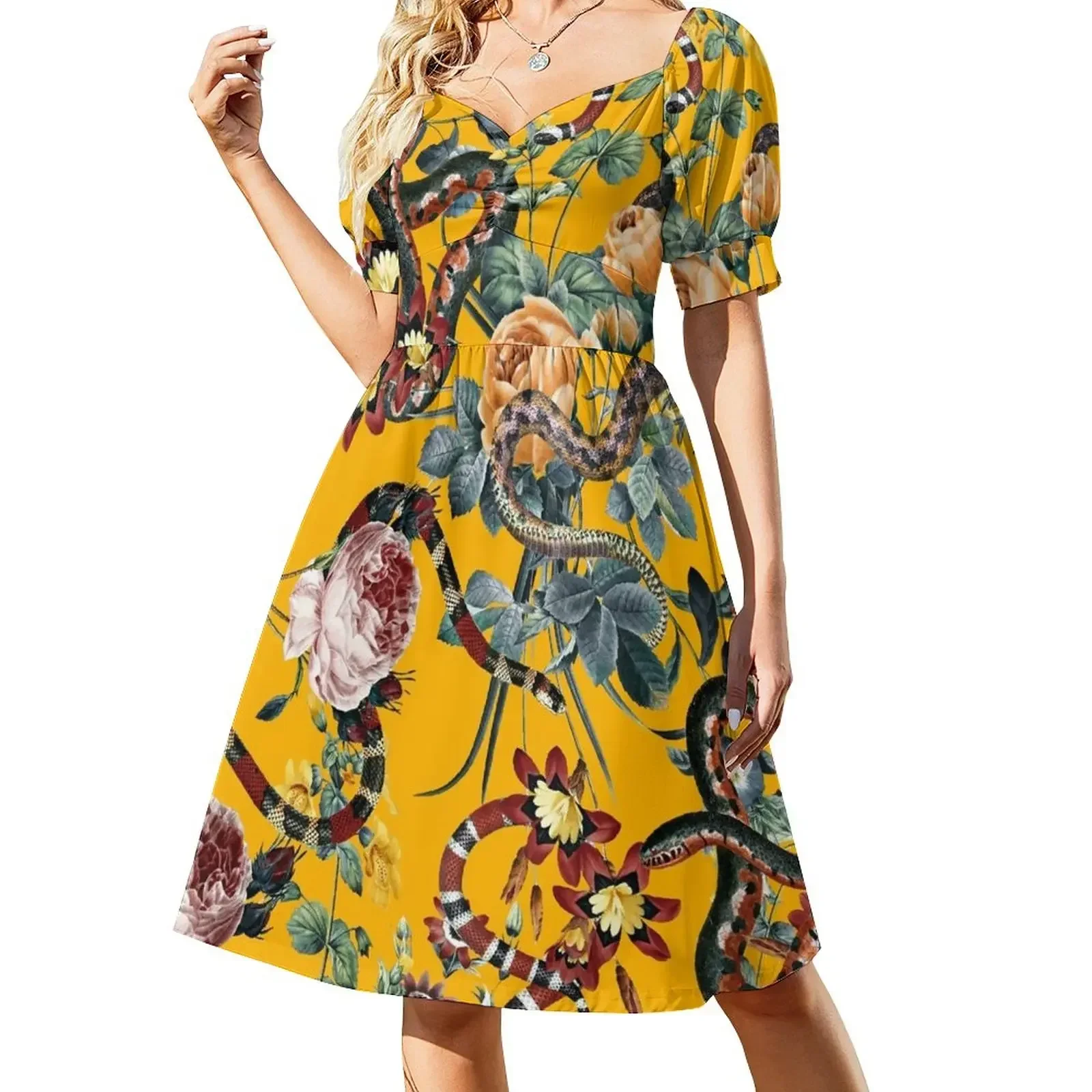 Dangers in the Forest III Short-Sleeved Dress chic and elegant evening dress Aesthetic clothing Dress
Dangers in the Forest III Short-Sleeved Dress chic and elegant evening dress Aesthetic clothing Dress