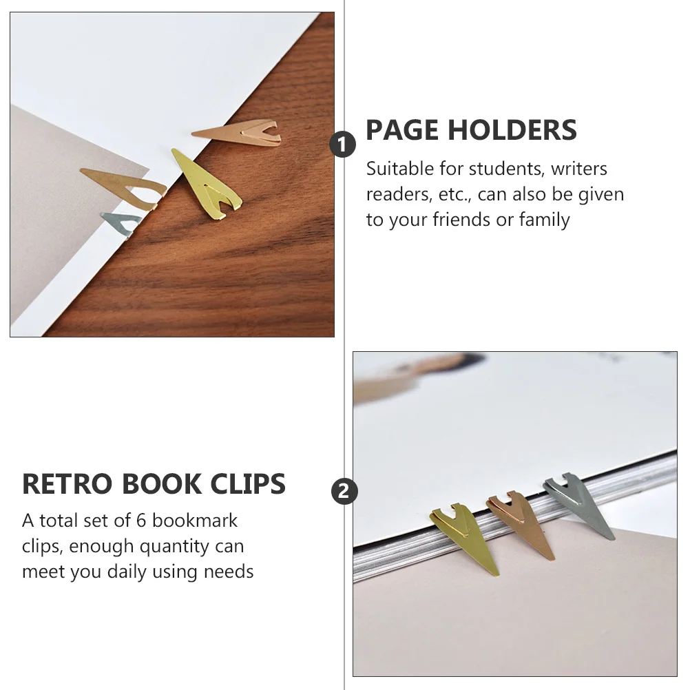 6 pcs Retro Bookmarks Stainless Steel Mini Metal Bookmark Hollow Design Page Holder For Students Creative School Supply 
6 pcs Retro Bookmarks Stainless Steel Mini Metal Bookmark Hollow Design Page Holder For Students Creative School Supply