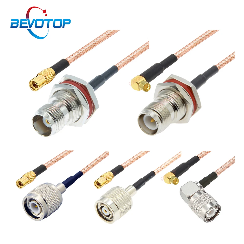 BEVOTOP TNC to MMCX Female Straight / Right Angle Jack RG316 Cable 50 Ohm RF Coaxial Extension Jumper Antenna Connection Adapter
BEVOTOP TNC to MMCX Female Straight / Right Angle Jack RG316 Cable 50 Ohm RF Coaxial Extension Jumper Antenna Connection Adapter