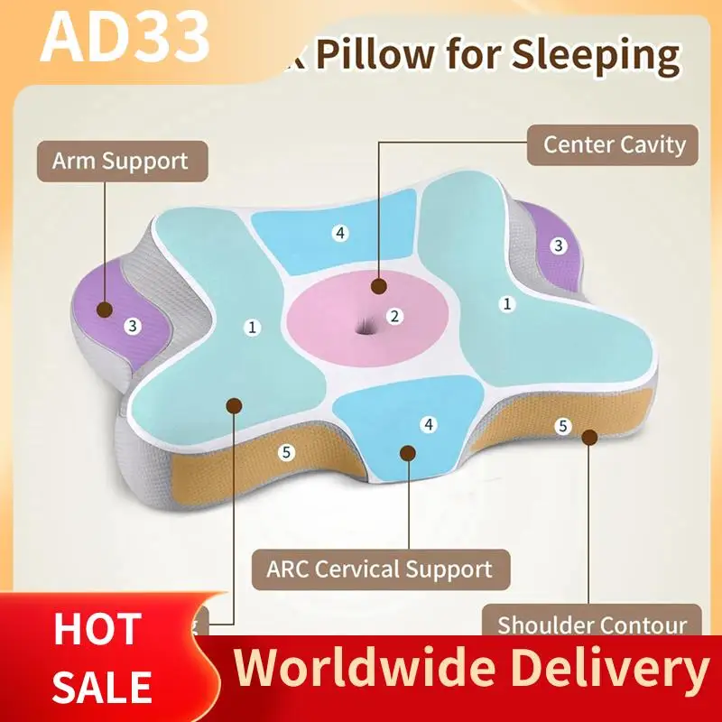 Top Deals Cervical Neck Pillow - Ergonomic Memory Foam For Side, Back & Stomach Sleepers, Cooling Pillow For Pain Relief
Top Deals Cervical Neck Pillow - Ergonomic Memory Foam For Side, Back & Stomach Sleepers, Cooling Pillow For Pain Relief