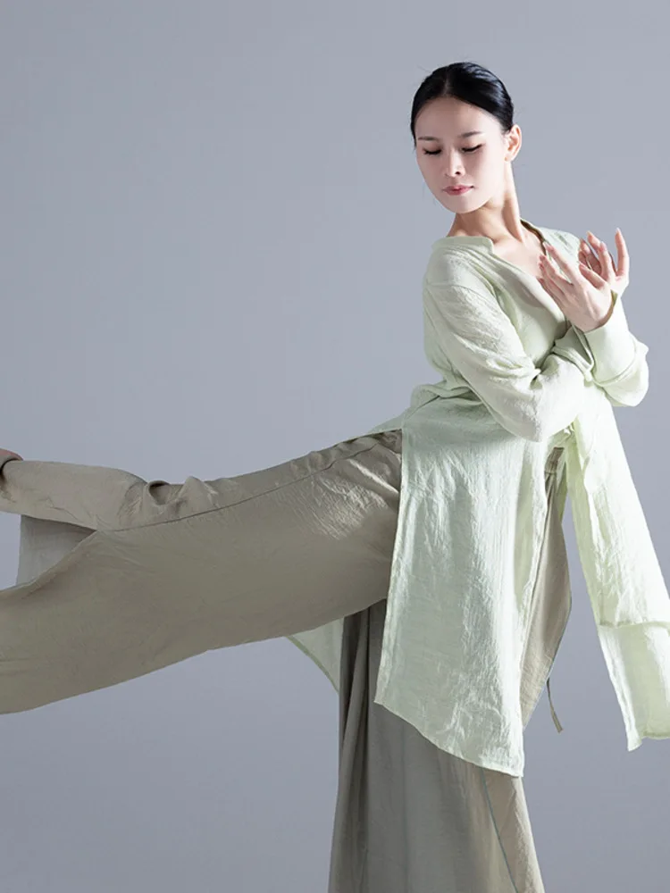 Elegant Cotton Linen Relaxation Lantern Costume Classical Practice Female Chinese Dance Stage Performance Han Tang and Song
Elegant Cotton Linen Relaxation Lantern Costume Classical Practice Female Chinese Dance Stage Performance Han Tang and Song