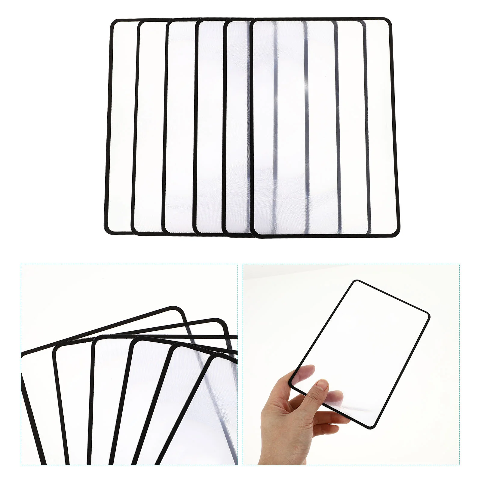 6 Pcs Cards Sized Magnifying Glass High Definition Premium Material Reading Viewing Books Newspapers Magazines Maps Electronics
6 Pcs Cards Sized Magnifying Glass High Definition Premium Material Reading Viewing Books Newspapers Magazines Maps Electronics