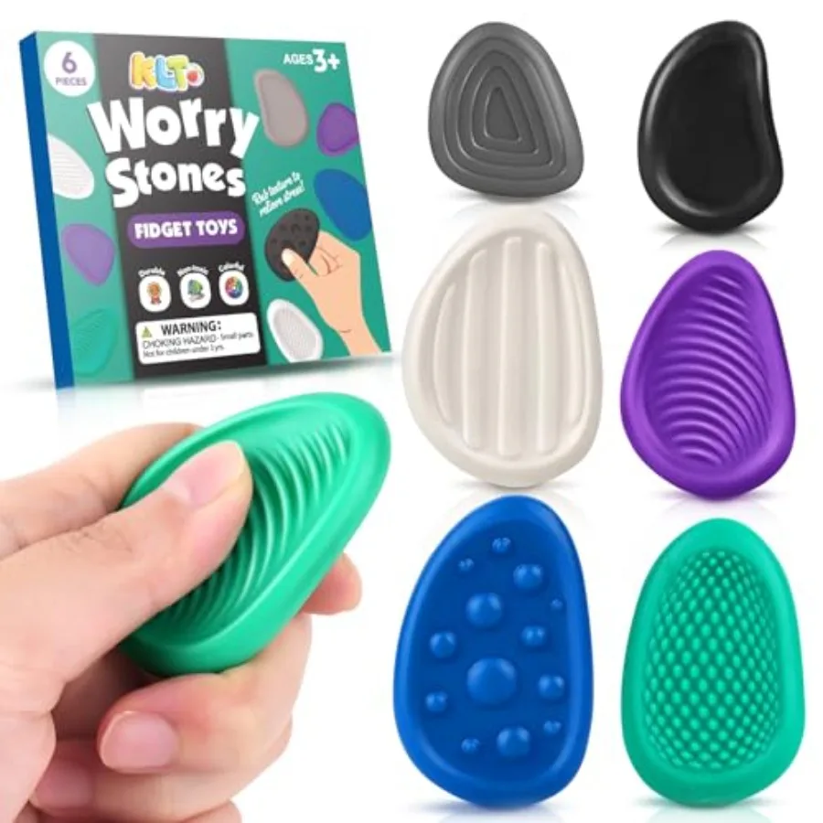 New product tasting price Fidget Toys Adults Sensory Stone: 6 Pack Textured Worry Stone for Autism Calming Down - Fidget Stress
New product tasting price Fidget Toys Adults Sensory Stone: 6 Pack Textured Worry Stone for Autism Calming Down - Fidget Stress