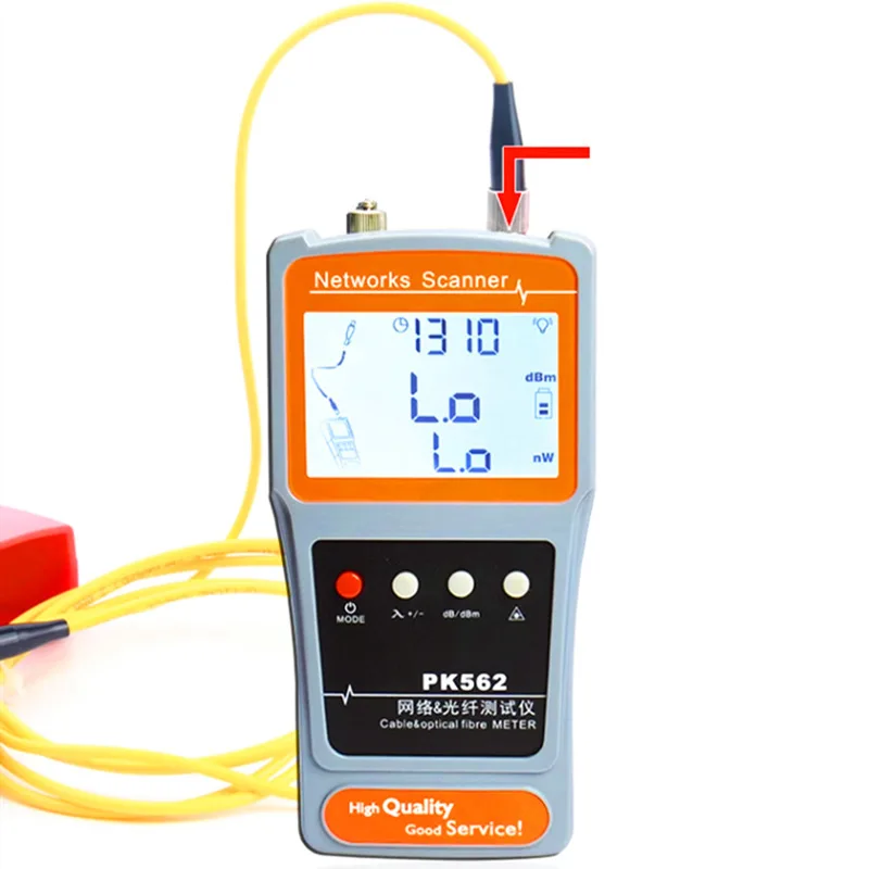 Optical power meter red light all-in-one machine PK562B line hunting red light pen 10 kilometers fiber optic light decay meter
Optical power meter red light all-in-one machine PK562B line hunting red light pen 10 kilometers fiber optic light decay meter