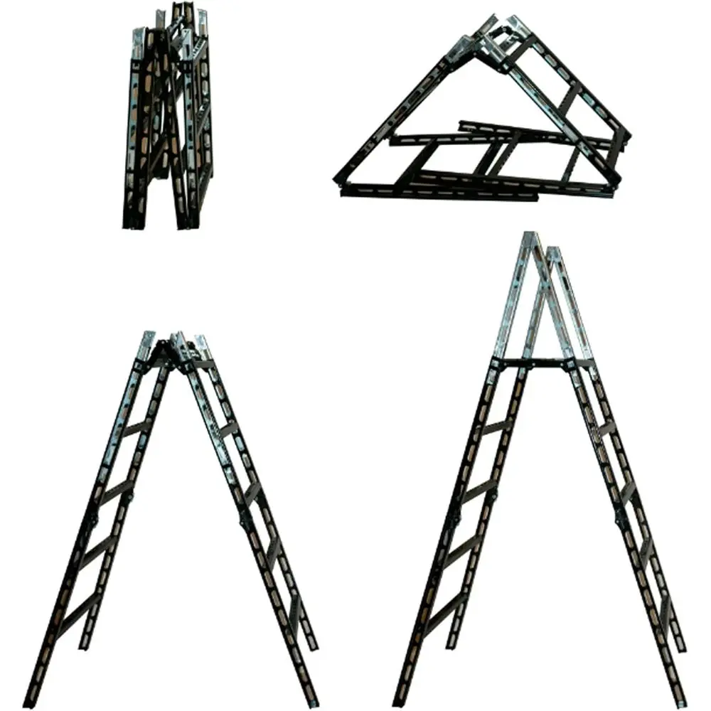 300-Pound Capacity Steel Folding Ladder, Non-Slip for Indoor and Outdoor Use
300-Pound Capacity Steel Folding Ladder, Non-Slip for Indoor and Outdoor Use
