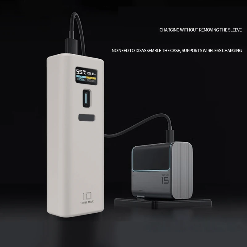 Для CukTech 10 MAX 150 Вт мобильный чехол для питания портативный силиконовый чехол с защитой от падения
Для CukTech 10 MAX 150 Вт мобильный чехол для питания портативный силиконовый чехол с защитой от падения