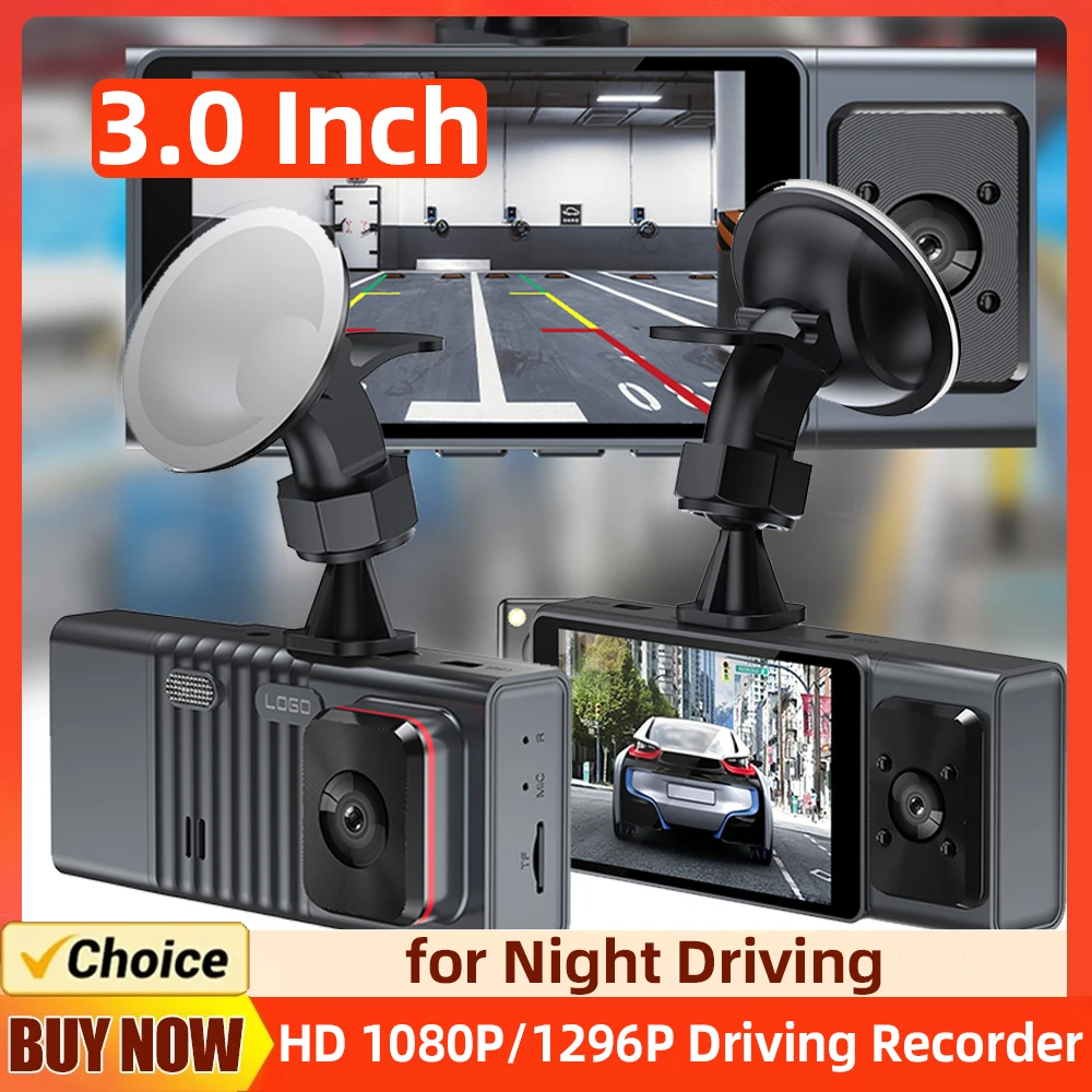 Dash Cam Motion Detection 1080P/1296P Vehicle Video Recorder Rear View Camera Car Camcorder 3.0 Inch IPS Screen Night Vision
Dash Cam Motion Detection 1080P/1296P Vehicle Video Recorder Rear View Camera Car Camcorder 3.0 Inch IPS Screen Night Vision