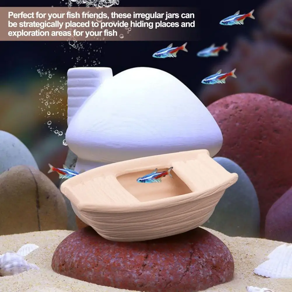 Fish Tank Shelter Decorations for Aquarium Unique Ceramic Fish Tank Decorations Exquisite Durable Aquarium Landscaping for Fish
Fish Tank Shelter Decorations for Aquarium Unique Ceramic Fish Tank Decorations Exquisite Durable Aquarium Landscaping for Fish