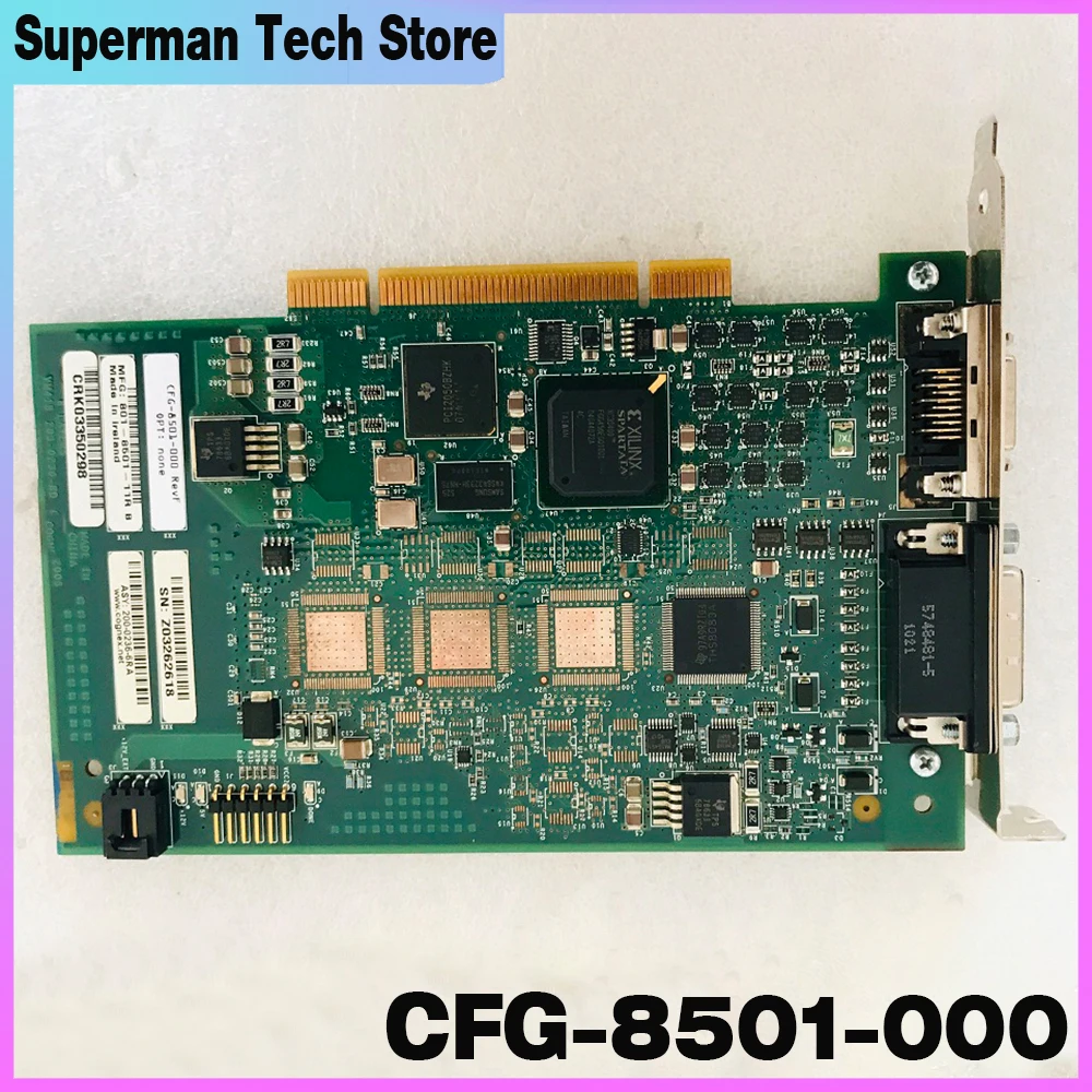 CFG-8501-000 RevF для промышленных камер Cognex Плата видеозахвата 801-8501-11R
CFG-8501-000 RevF для промышленных камер Cognex Плата видеозахвата 801-8501-11R