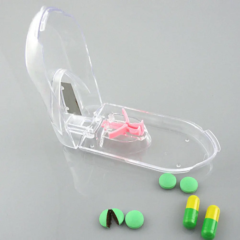 2Pcs Mini Tablet Splitter Pill Cutter for and Small Medications Safer Than Knife Portable Travel Friendly Pill Box
2Pcs Mini Tablet Splitter Pill Cutter for and Small Medications Safer Than Knife Portable Travel Friendly Pill Box