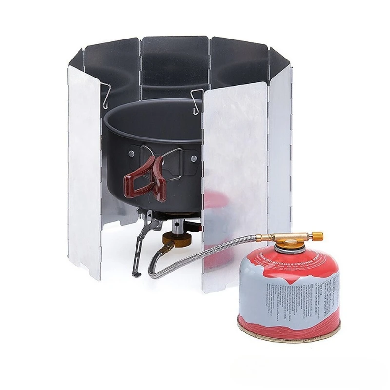 8/12/16 Plates Folding Camping Stove Windshield Gas Stove Wind Shield Lightweight Outdoor Picnic Cooker Wind Screen
8/12/16 Plates Folding Camping Stove Windshield Gas Stove Wind Shield Lightweight Outdoor Picnic Cooker Wind Screen