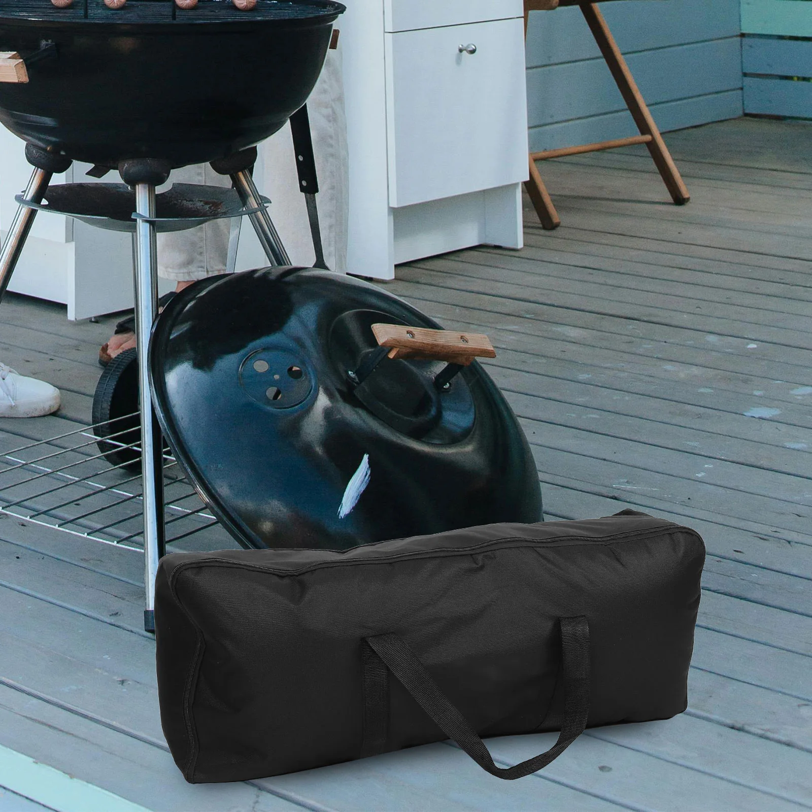 BBQ Tool Storage Bag Large Black Oxford Cloth Camping Portable BBQ Oven Pouch Durable Wear Resistant Grilling Bags
BBQ Tool Storage Bag Large Black Oxford Cloth Camping Portable BBQ Oven Pouch Durable Wear Resistant Grilling Bags