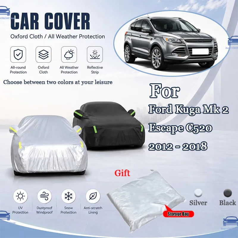 For Ford Kuga Mk 2 Escape C520 2012 - 2018 All Weather Oxford Car Cover Uv Snow Dustproof Reflective Strip Outdoor Protection
For Ford Kuga Mk 2 Escape C520 2012 - 2018 All Weather Oxford Car Cover Uv Snow Dustproof Reflective Strip Outdoor Protection