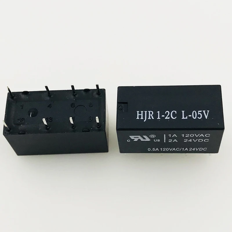 New 10Pcs/lot relay HJR1-2C-L-5VDC HJR1-2C-L-5V HJR1-2C L-5V DC5V 2A 8PIN 4078
New 10Pcs/lot relay HJR1-2C-L-5VDC HJR1-2C-L-5V HJR1-2C L-5V DC5V 2A 8PIN 4078