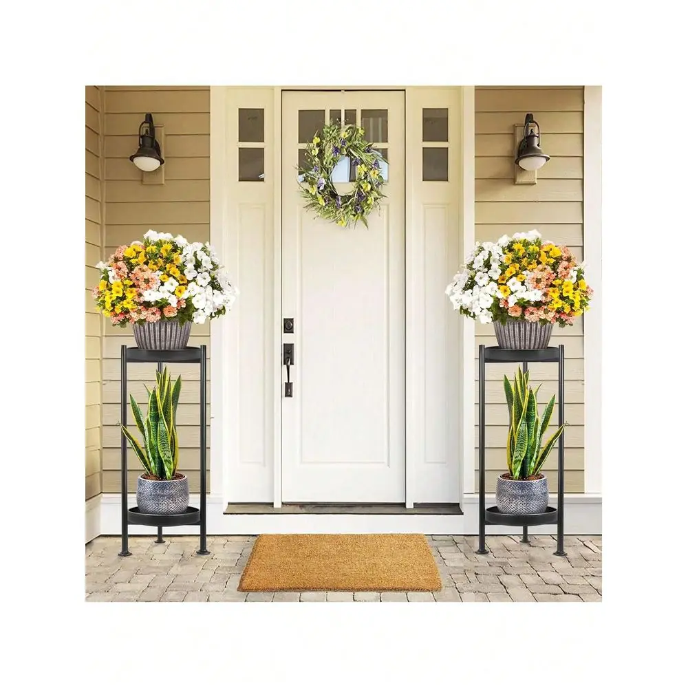 Stand Indoor Outdoor 2 Tier Iron Plant Stand 30 Tall Pedestal Stand Outdoor Metal Flower Stands For Indoor Plants Balcony
Stand Indoor Outdoor 2 Tier Iron Plant Stand 30 Tall Pedestal Stand Outdoor Metal Flower Stands For Indoor Plants Balcony