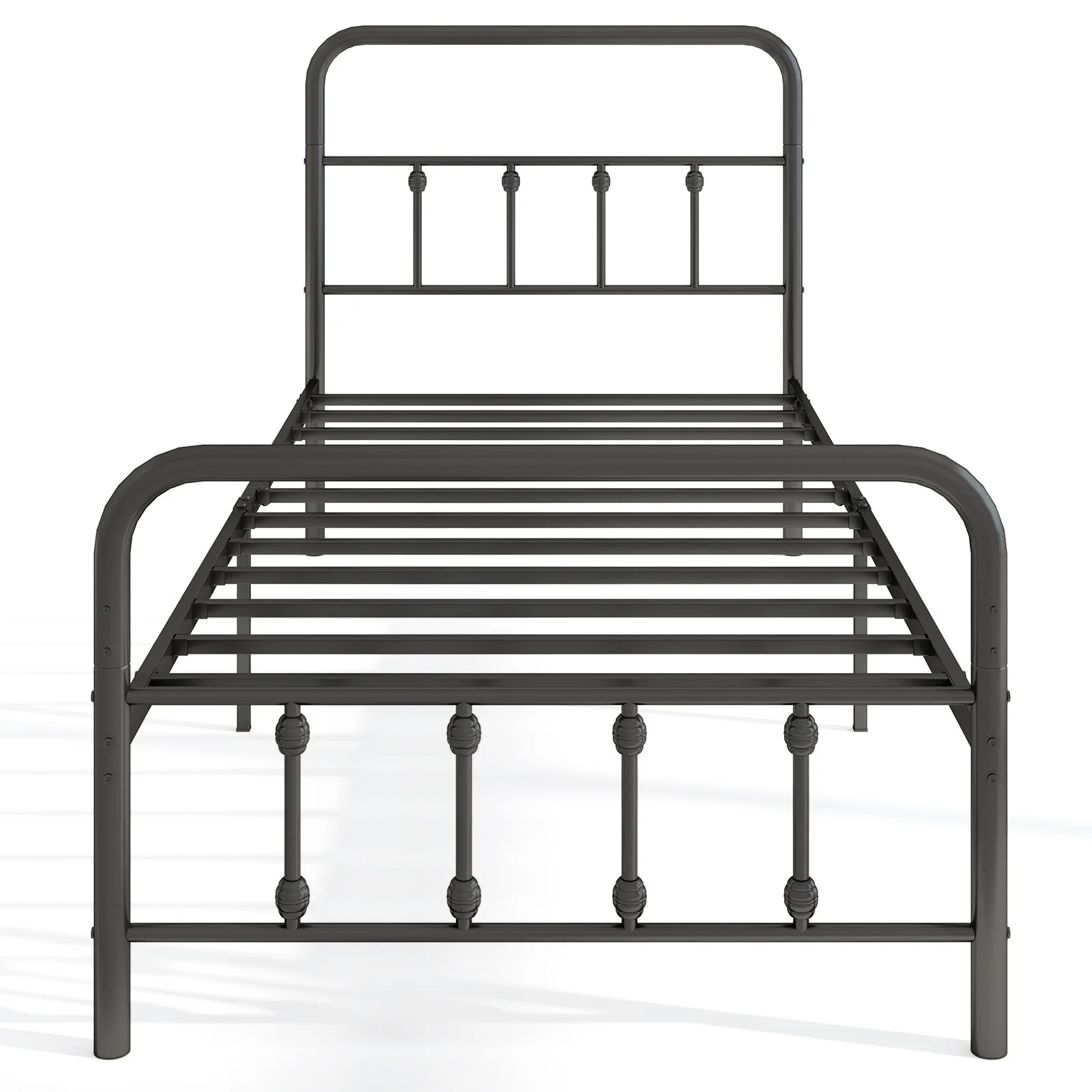 King Size Bed Frame with Headboard Under Bed Storage No Box Spring Needed Black
King Size Bed Frame with Headboard Under Bed Storage No Box Spring Needed Black