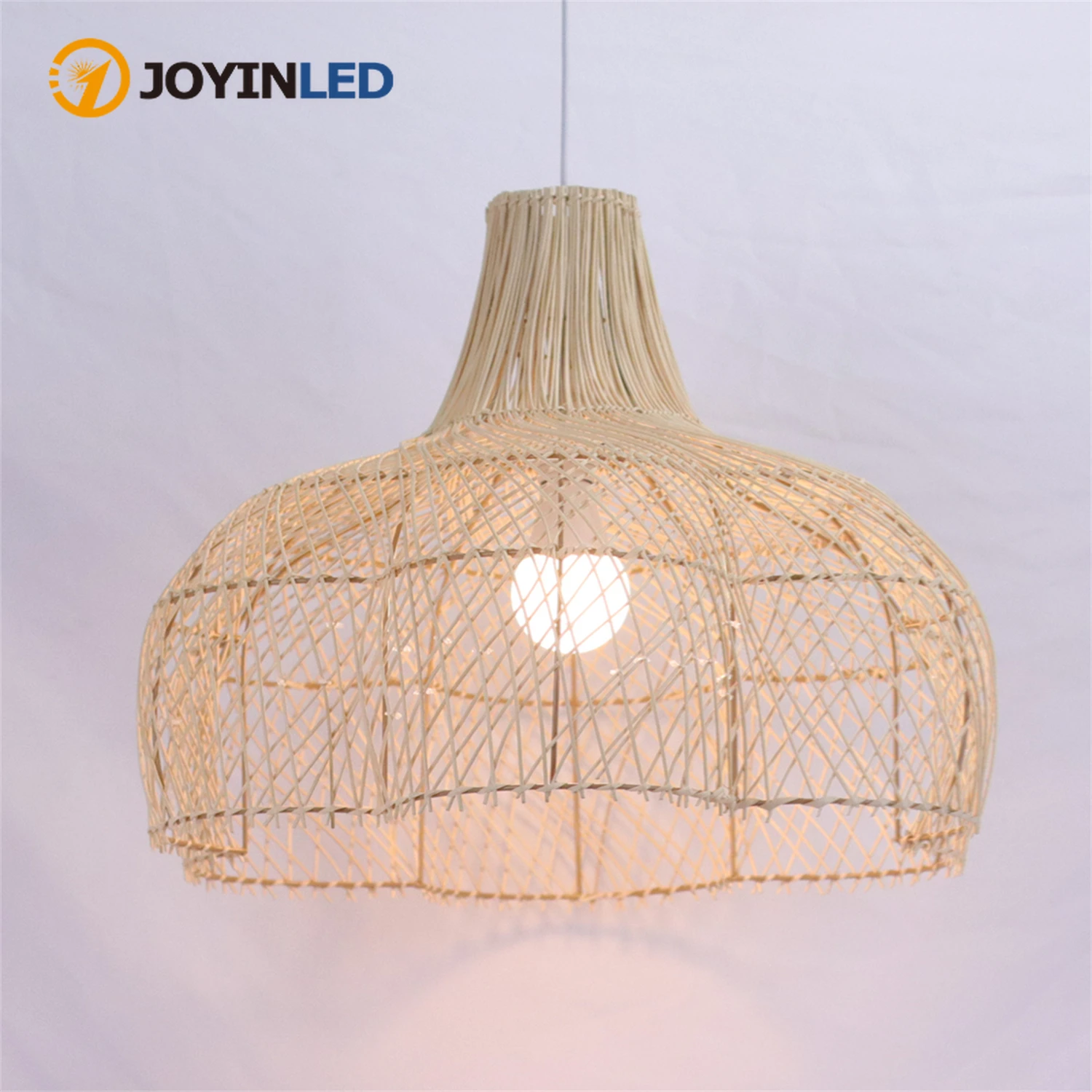 JOYINLED 60CM Hand Woven Rattan Lamp Shade Vintage Pendant Lamp Shades Wicker Chandelier Lampshade for Home Decor E27 LED Lights
JOYINLED 60CM Hand Woven Rattan Lamp Shade Vintage Pendant Lamp Shades Wicker Chandelier Lampshade for Home Decor E27 LED Lights