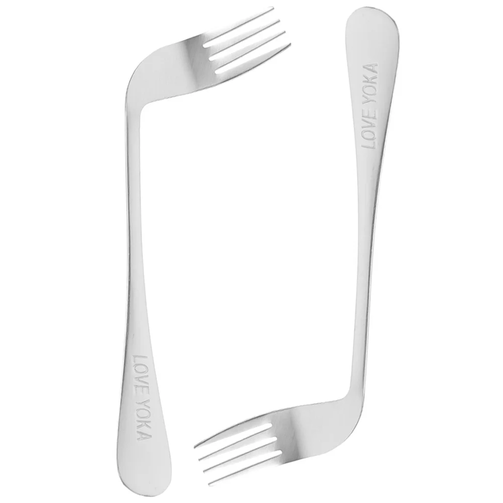 2 Pcs Feeding Forks Stainless Steel Angled Elderly Cutlery Ergonomic Lightweight Eating Aid Tools Health Care Utensils
2 Pcs Feeding Forks Stainless Steel Angled Elderly Cutlery Ergonomic Lightweight Eating Aid Tools Health Care Utensils