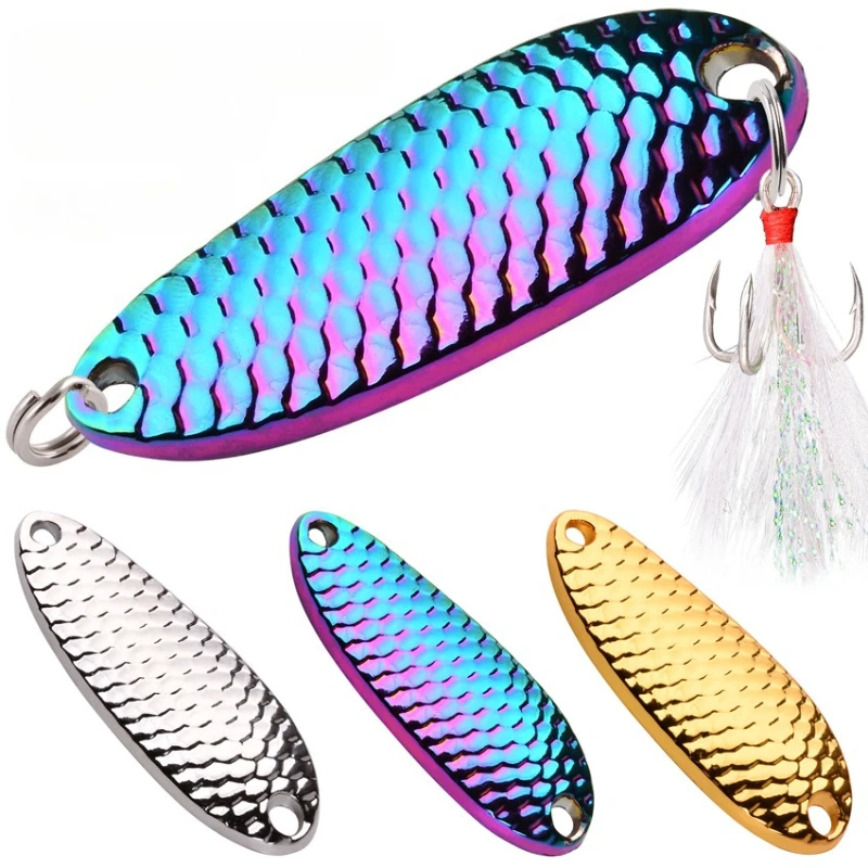 New Dragon Scale Mini Spoon Blank Stream Ultra Long Cast Metal Lifelike Freshwater Fishing Lures Whitefish Bass Perch Tackle
New Dragon Scale Mini Spoon Blank Stream Ultra Long Cast Metal Lifelike Freshwater Fishing Lures Whitefish Bass Perch Tackle