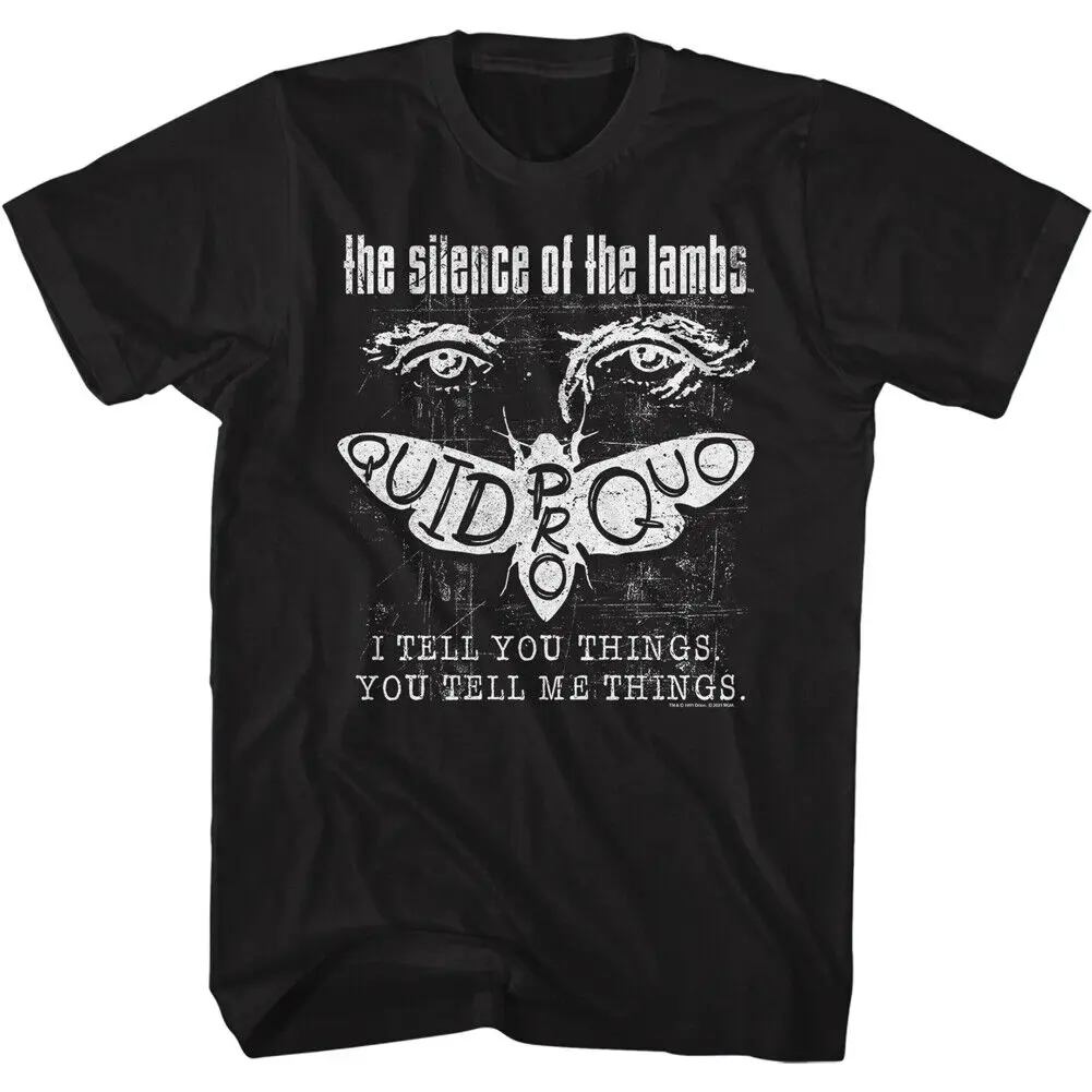 Silence Of The Lambs Movie Quid Pro Quo I Tell You You Tell Me Men's T Shirt
Silence Of The Lambs Movie Quid Pro Quo I Tell You You Tell Me Men's T Shirt