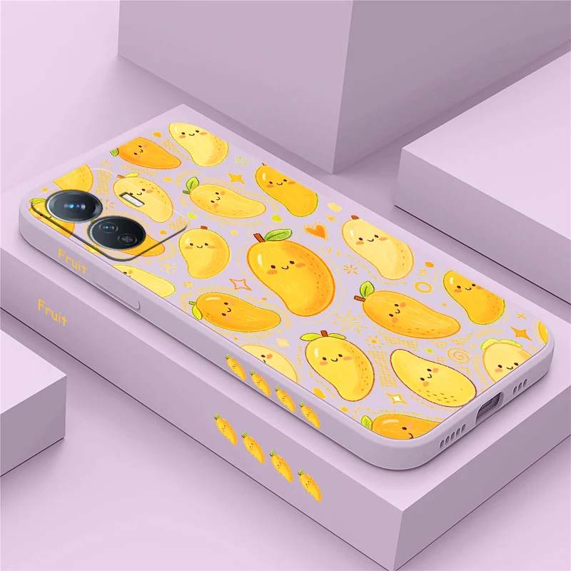 Soft TPU Phone Case For Vivo V70 FE Elite V60 V50 Lite V30E V29E V27 Pro V25E V23E Cute Mango Print Shockproof Silicone Cover
Soft TPU Phone Case For Vivo V70 FE Elite V60 V50 Lite V30E V29E V27 Pro V25E V23E Cute Mango Print Shockproof Silicone Cover