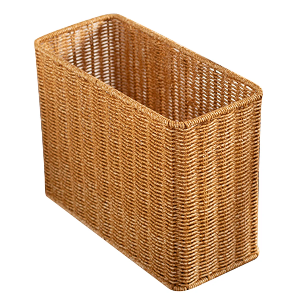 Narrow High Storage Woven Organizing Baskets Large Size Desk Home Practical Texture Sundries Container Rustic Style Fruits
Narrow High Storage Woven Organizing Baskets Large Size Desk Home Practical Texture Sundries Container Rustic Style Fruits