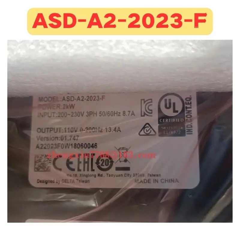 Brand New Original ASD-A2-2023-F ASD A2 2023 F Servo Drive
Brand New Original ASD-A2-2023-F ASD A2 2023 F Servo Drive