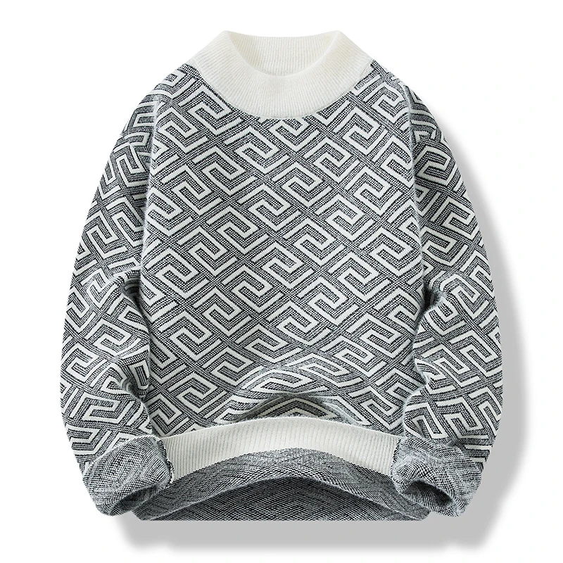 Autumn Winter Men's Kint Sweater Fashion Men Clothing Geometric figure Sweater Men Casual Pullover O-Neck Sweaters Men
Autumn Winter Men's Kint Sweater Fashion Men Clothing Geometric figure Sweater Men Casual Pullover O-Neck Sweaters Men