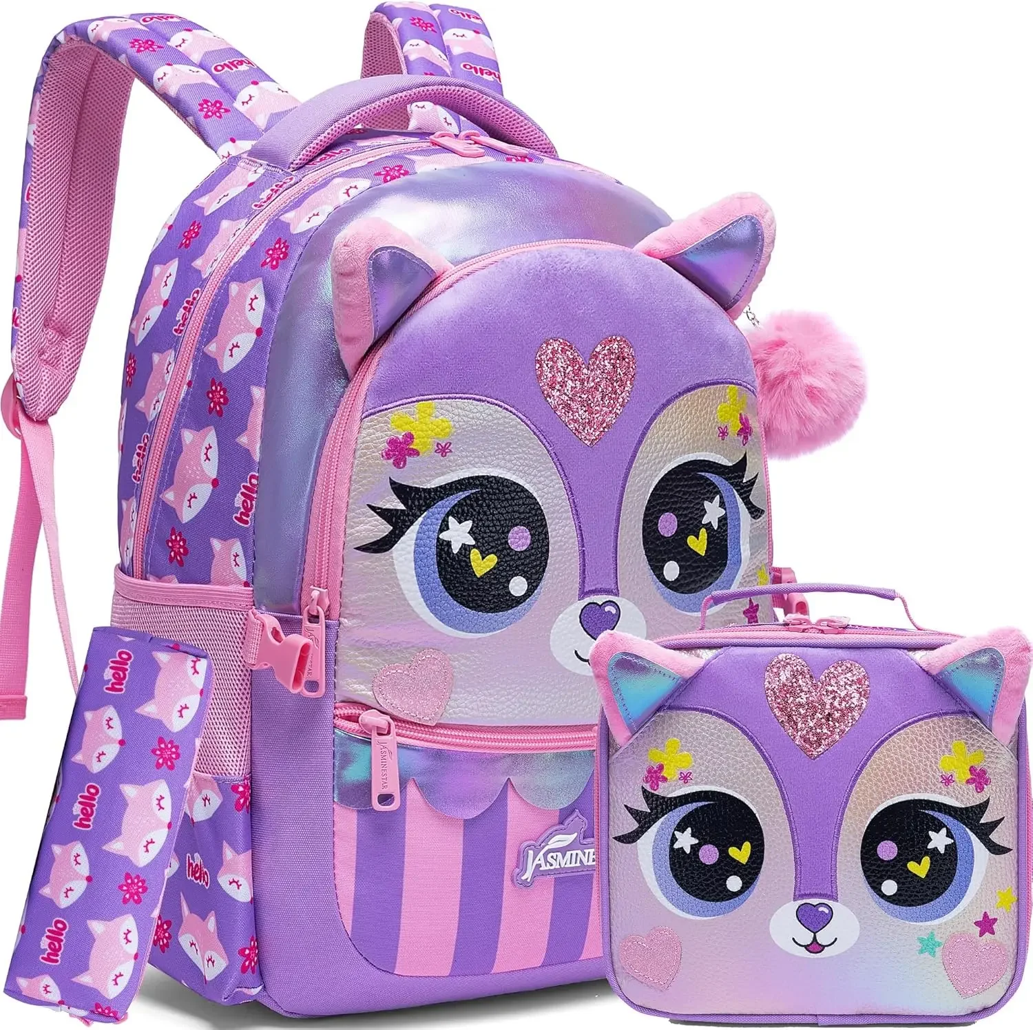 3PCS Kids Backpacks for Girls Cute Animal School Bag with Lunch Box Pencil Case Primary Child Back to School Backpacks Girls Bag
3PCS Kids Backpacks for Girls Cute Animal School Bag with Lunch Box Pencil Case Primary Child Back to School Backpacks Girls Bag