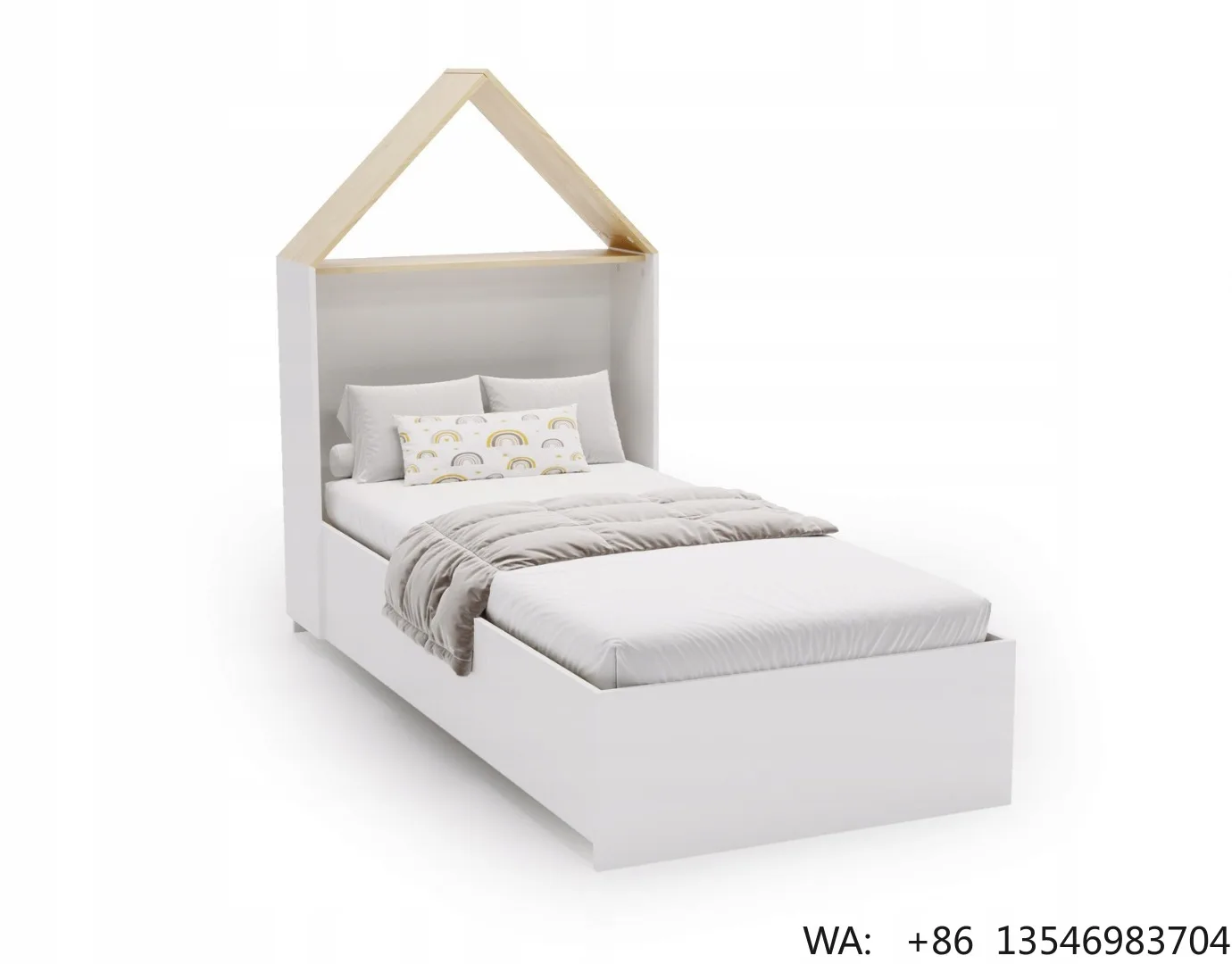 Solid Walnut Wood Full Size Toddler Bed Frame Spindle Headboard Eco-Friendly Durable Stable Kids Bedroom Sleeping Bed
Solid Walnut Wood Full Size Toddler Bed Frame Spindle Headboard Eco-Friendly Durable Stable Kids Bedroom Sleeping Bed