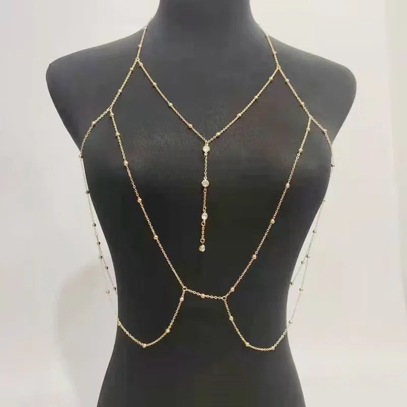 Sexy Body Chain Set for Bikini & Lingerie - 3D Back Necklace with Breast Chain, Open Back Accessories for Women
Sexy Body Chain Set for Bikini & Lingerie - 3D Back Necklace with Breast Chain, Open Back Accessories for Women