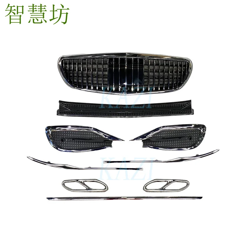 Suitable For The New Mercedes-Benz E-Class W213 Vertical, Modified With Maybach Trim, Bright Stripe Grille, Front Gril
Suitable For The New Mercedes-Benz E-Class W213 Vertical, Modified With Maybach Trim, Bright Stripe Grille, Front Gril