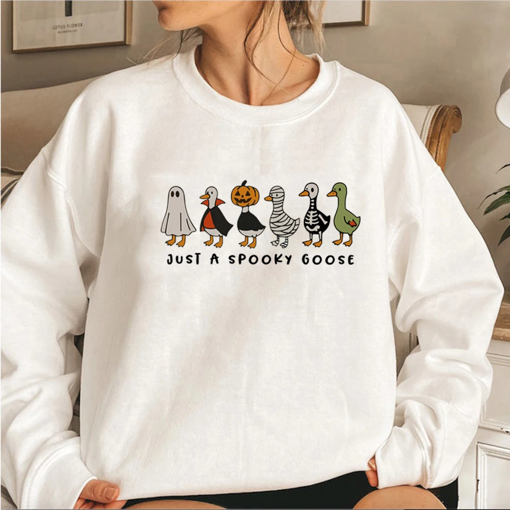 Just A Spooky Goose Sweatshirt Funny Halloween Goose Sweater Unisex Long Sleeve Sweatshirts Cute Horror Hoodie Halloween Gift
Just A Spooky Goose Sweatshirt Funny Halloween Goose Sweater Unisex Long Sleeve Sweatshirts Cute Horror Hoodie Halloween Gift