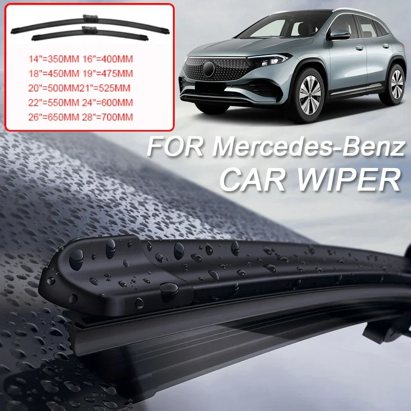 2PCS Car Blade Windshield Wiper For Mercedes-Benz A B C E-CLASS EQA GLA EQB GLB EQE SUV GLC GLE COUPE W177 W247Windshield Rubber
2PCS Car Blade Windshield Wiper For Mercedes-Benz A B C E-CLASS EQA GLA EQB GLB EQE SUV GLC GLE COUPE W177 W247Windshield Rubber
