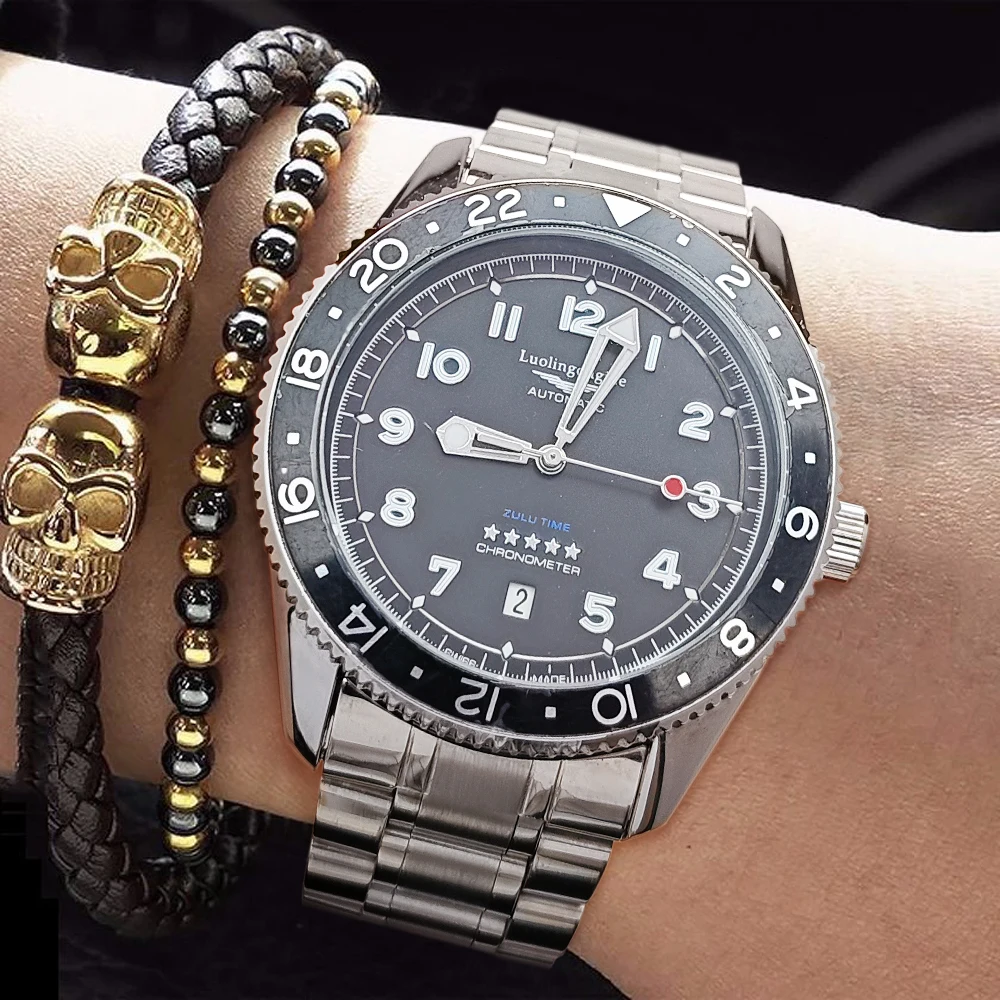 Роскошные деловые мужские механические часы высокого класса, дизайн скелета, ремешок из нержавеющей стали с застежкой-бабочкой, модные повседневные автоматические механические часы серии Submariner для мужчин, лучший подарок для него
Роскошные деловые мужские механические часы высокого класса, дизайн скелета, ремешок из нержавеющей стали с застежкой-бабочкой, модные повседневные автоматические механические часы серии Submariner для мужчин, лучший подарок для него