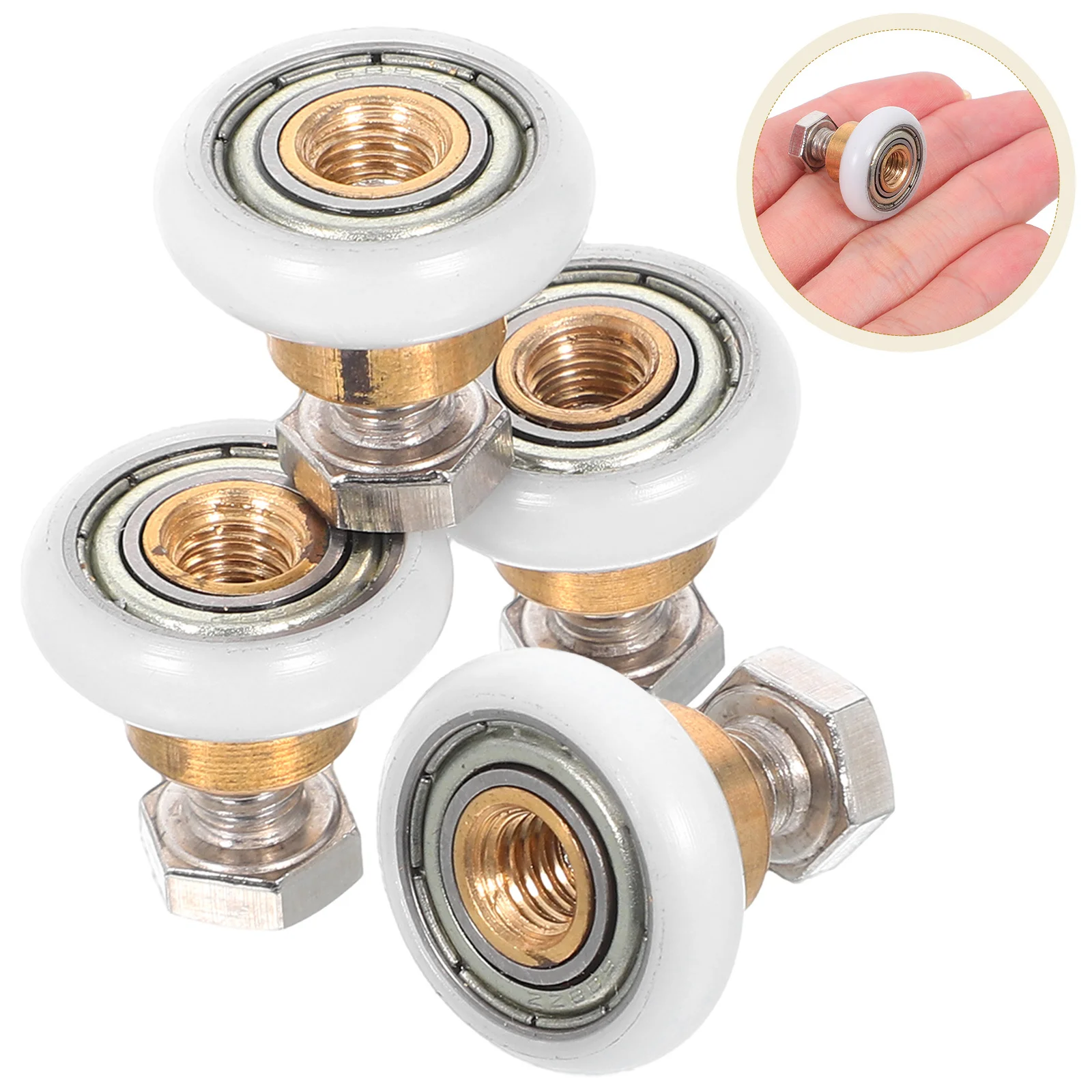 4 pcs Shower Rollers Replacement Nylon Sliding 20Mm For Bathroom Heavy Duty Smooth Running Load Bearing Bathroom
4 pcs Shower Rollers Replacement Nylon Sliding 20Mm For Bathroom Heavy Duty Smooth Running Load Bearing Bathroom