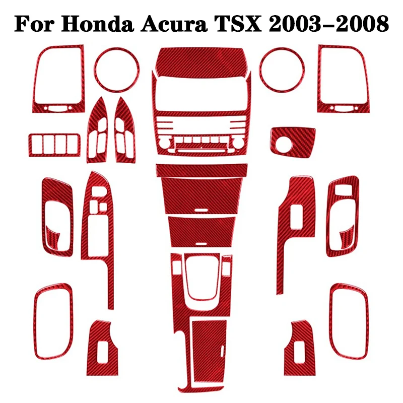 For Honda Acura TSX 2003 2004 2005 2006 2007 2008 Car Carbon Fiber Red Stickers Car Interior Decorative Accessories Trim Strip
For Honda Acura TSX 2003 2004 2005 2006 2007 2008 Car Carbon Fiber Red Stickers Car Interior Decorative Accessories Trim Strip