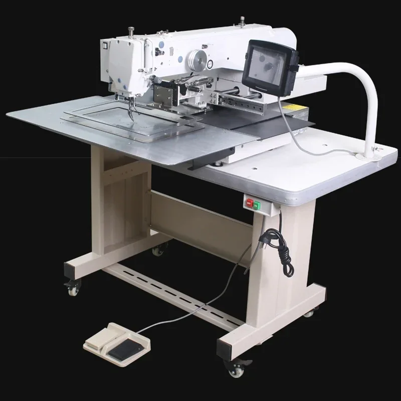 Computer pattern machine Model 3020G electric upper automatic sewing embroidery machine Laser bag opening
Computer pattern machine Model 3020G electric upper automatic sewing embroidery machine Laser bag opening