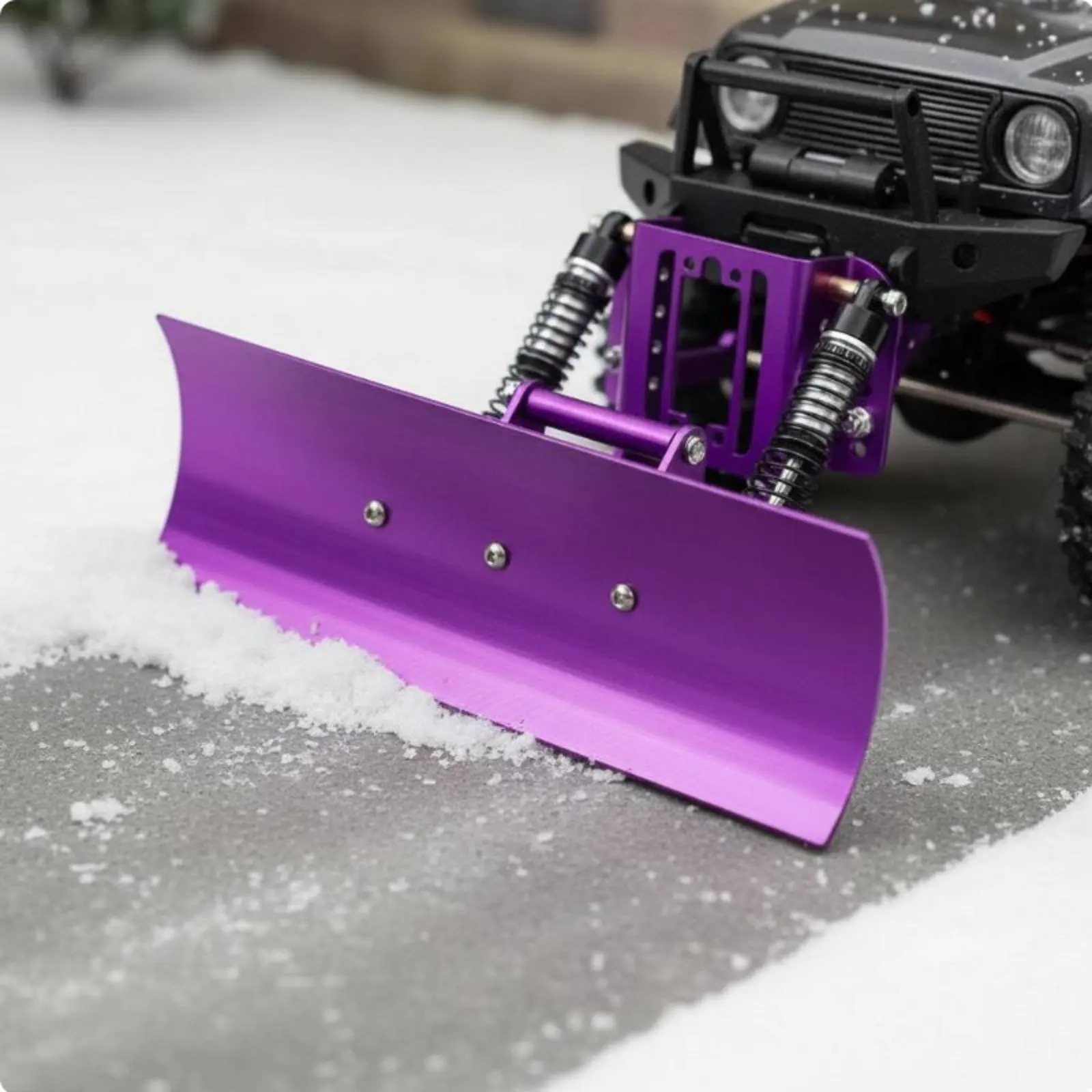 1/18 Scale Crawler Plow Anodized Finish RC Winter Blade
1/18 Scale Crawler Plow Anodized Finish RC Winter Blade