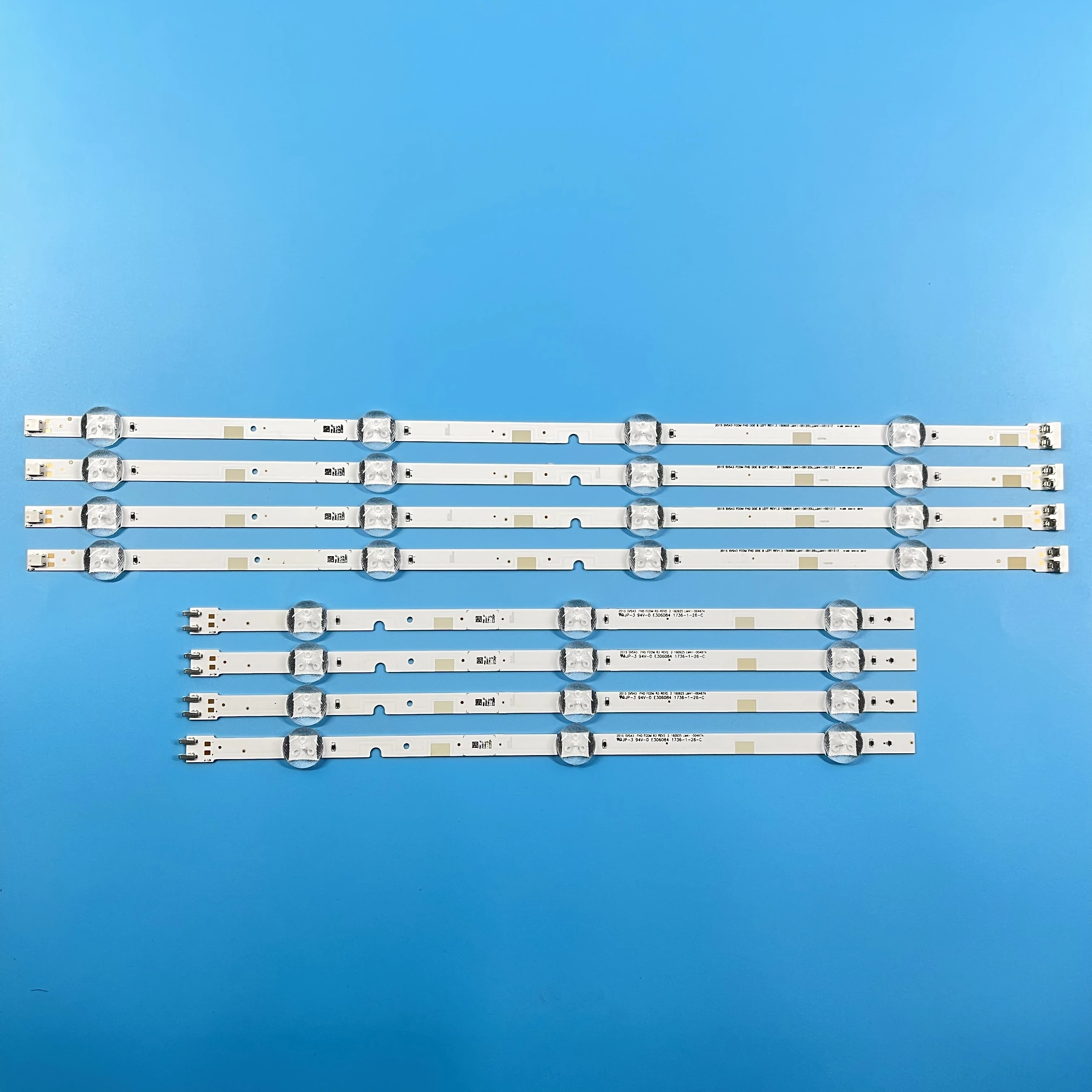 LED backlight strip(8)for UE43J5000 UE43J5272 UA43J5100 UN43J5000 UN43J5200 UE43J5300 UE43J5200 UN43J5000 BN96-46570A 46571A
LED backlight strip(8)for UE43J5000 UE43J5272 UA43J5100 UN43J5000 UN43J5200 UE43J5300 UE43J5200 UN43J5000 BN96-46570A 46571A