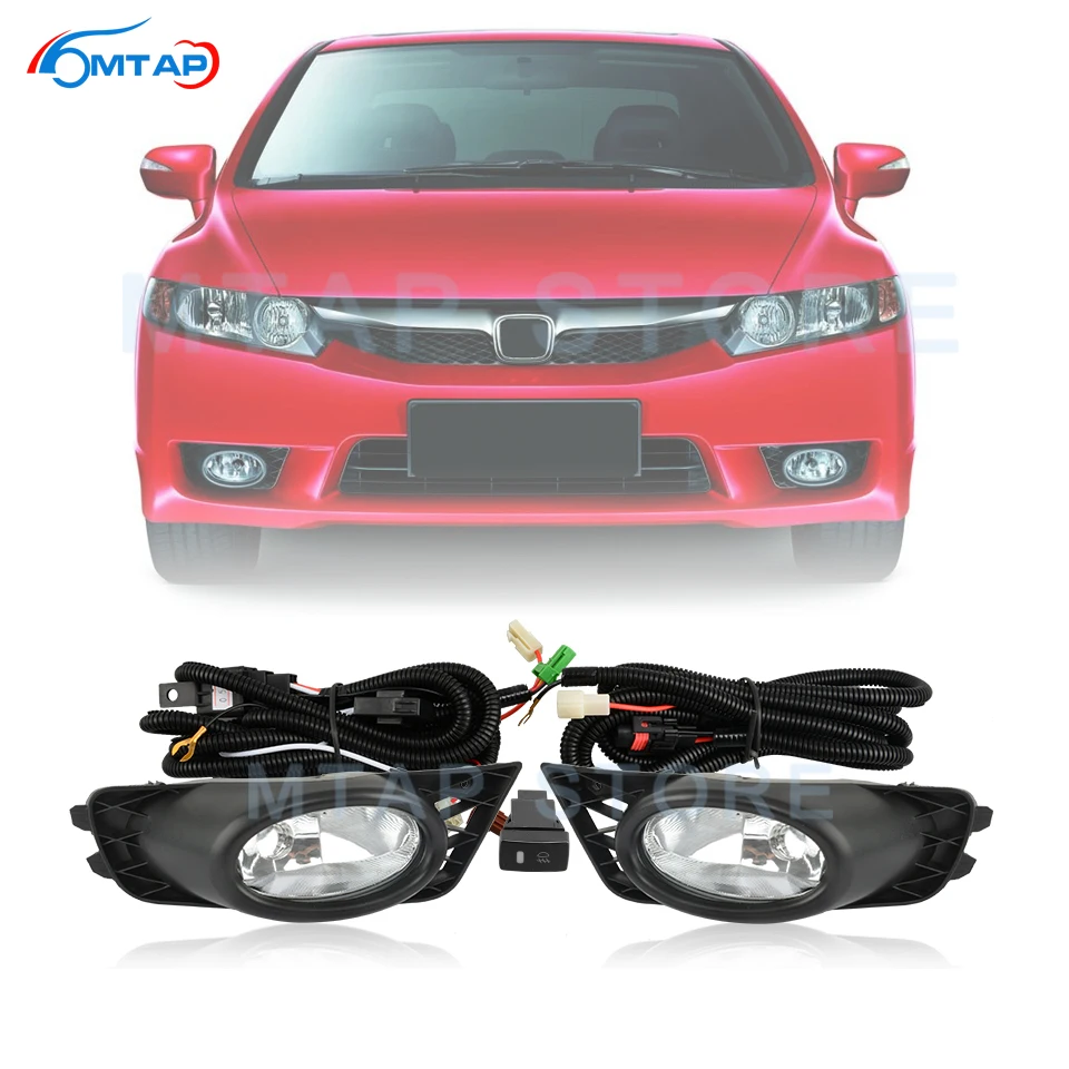 MTAP For HONDA Civic FA1 2009-2011 Fog Light Anti-Fog Reflector Lamp Set Foglight Foglamp Upgrade Kit With Cables Switch Bulbs
MTAP For HONDA Civic FA1 2009-2011 Fog Light Anti-Fog Reflector Lamp Set Foglight Foglamp Upgrade Kit With Cables Switch Bulbs