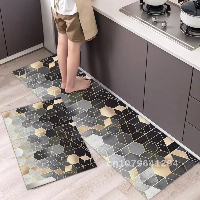 Fashionable Simple Nordic Style Kitchen Floor Mat Household Carpet Long Strip Door Mat Modern Home Decor
Fashionable Simple Nordic Style Kitchen Floor Mat Household Carpet Long Strip Door Mat Modern Home Decor