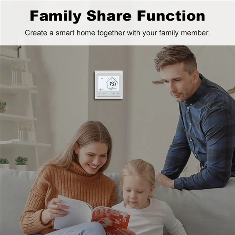 BHBD-16A Tuya Smart Wifi Thermostat Water Electric Warm Floor Heating Water Gas Boiler Temperature Controller For Alexa 
BHBD-16A Tuya Smart Wifi Thermostat Water Electric Warm Floor Heating Water Gas Boiler Temperature Controller For Alexa