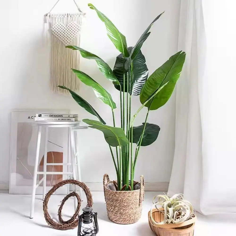 Garden Large Greenery Living Room Fake Plant Artificial Palm Faux Banana Tree Home Decoration
Garden Large Greenery Living Room Fake Plant Artificial Palm Faux Banana Tree Home Decoration