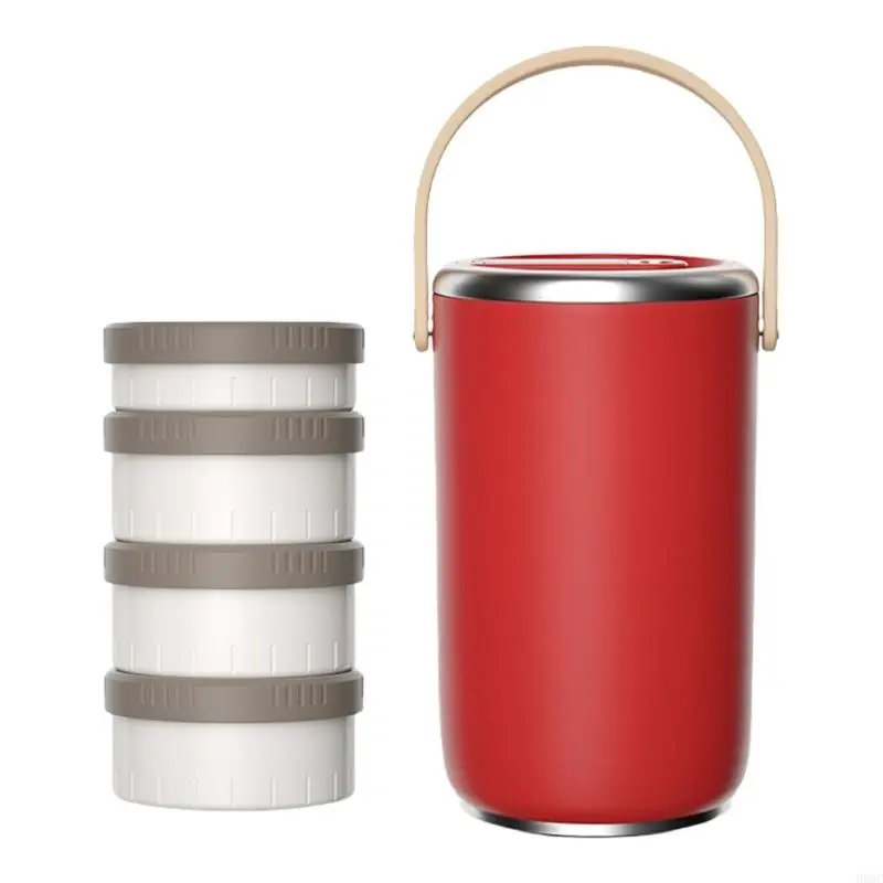 H58C Stainless Steel Vacuums Insulated Jar with Handle Leak Proof Stackable Bentos Lunch Box For Offices Outdoor
H58C Stainless Steel Vacuums Insulated Jar with Handle Leak Proof Stackable Bentos Lunch Box For Offices Outdoor