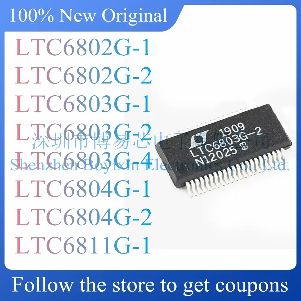 NEW LTC6802G-1 LTC6802G-2 LTC6803G-1 LTC6803G-2 LTC6803G-4 LTC6804G-1 LTC6804G-2 LTC6811G-1
NEW LTC6802G-1 LTC6802G-2 LTC6803G-1 LTC6803G-2 LTC6803G-4 LTC6804G-1 LTC6804G-2 LTC6811G-1