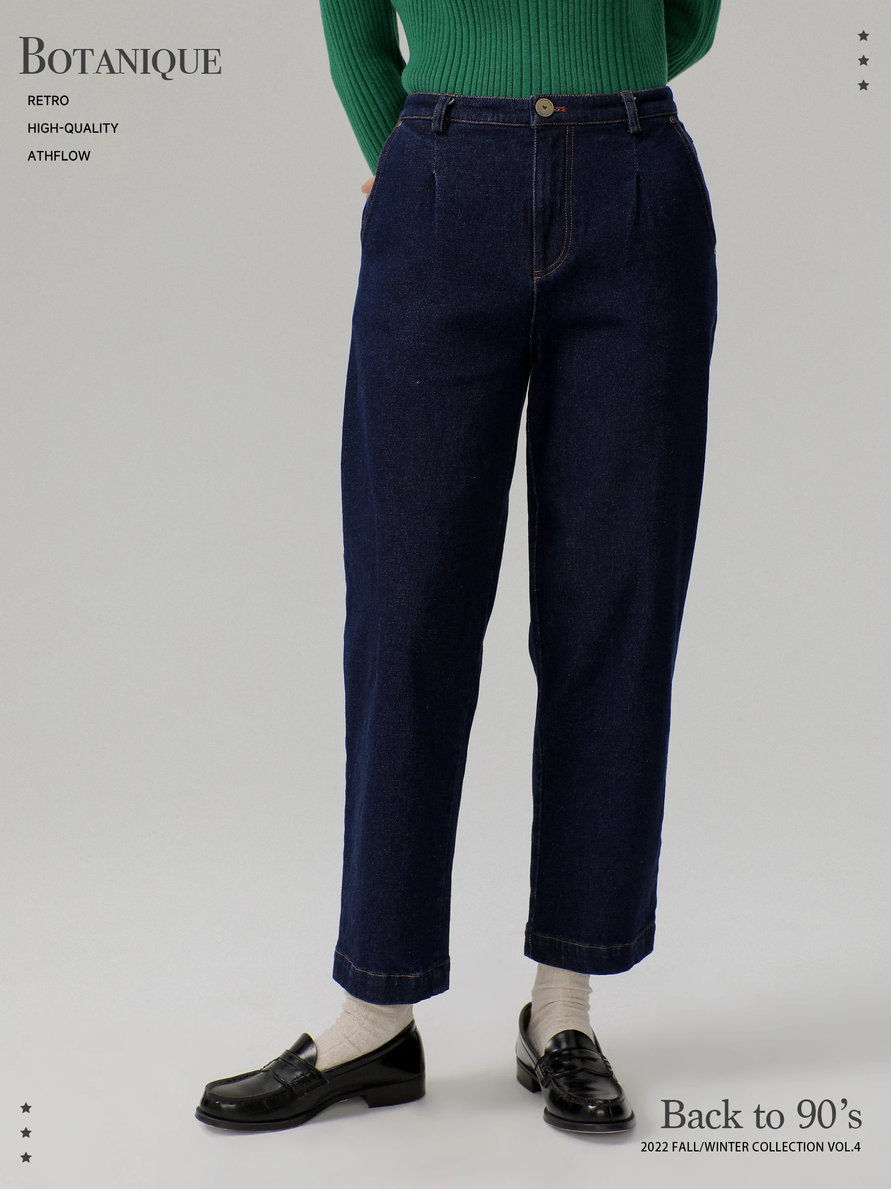 Botanique Plant Science Capsule Wardrobe Thiened Fce Straight Leg High Elastic Denim Pants Women Spring Autumn
Botanique Plant Science Capsule Wardrobe Thiened Fce Straight Leg High Elastic Denim Pants Women Spring Autumn