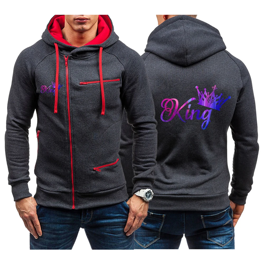 2024 King Queen Lovers Couples Men Printing New Spring and Autumn Zip Up Hoodie Comfortable Casual Long Sleeve Sweatshirts Tops
2024 King Queen Lovers Couples Men Printing New Spring and Autumn Zip Up Hoodie Comfortable Casual Long Sleeve Sweatshirts Tops