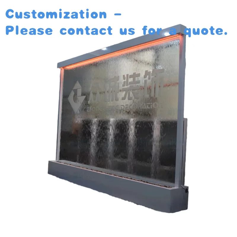 custom.Customized Indoor Contemporary Waterfall Fountain with Company Glass Waterfall Hall Decoration Fengshui Product
custom.Customized Indoor Contemporary Waterfall Fountain with Company Glass Waterfall Hall Decoration Fengshui Product